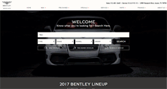 Desktop Screenshot of bentleyofaustin.com